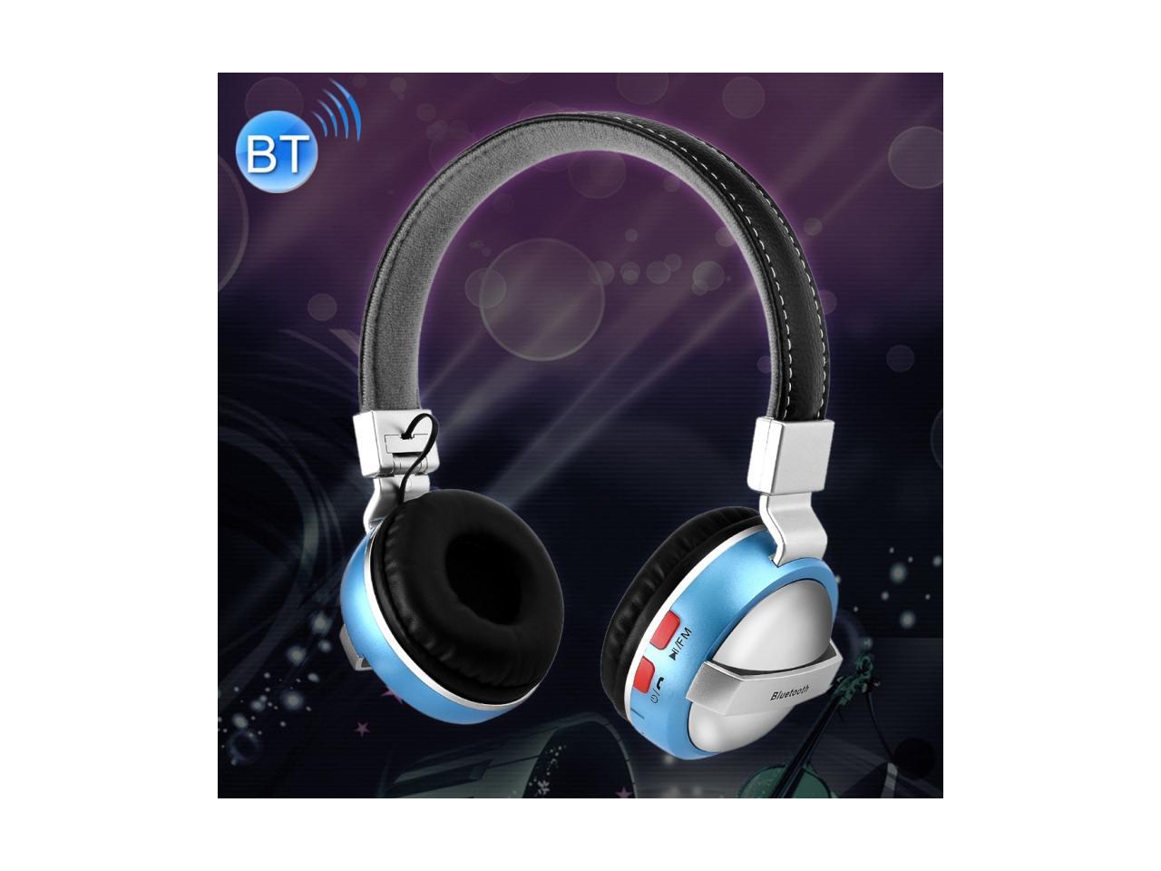 BTH-868 Stereo Sound Quality V4.2 Bluetooth Headphone, Bluetooth Distance: 10m, Support 3.5mm Audio Input & FM, for iPhone, Samsung, HTC, Sony and other Smartphones (blue)