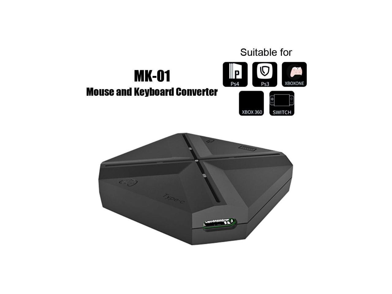 MK 01 Keyboard Mouse Converter Gamepad Controller Adapter Support for PS3 PS4 Xbox One Switch (1 pcs)