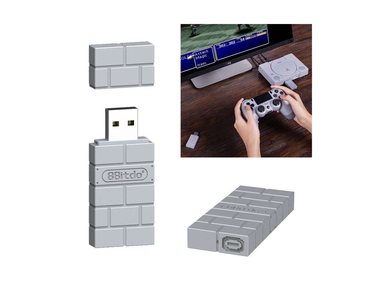 For Switch RR Adapter PC Host Game Controller Gray 8 Bitdo Wireless Bluetooth Game pad Receiver USB Converter for PS3 PS4 (1 pcs)