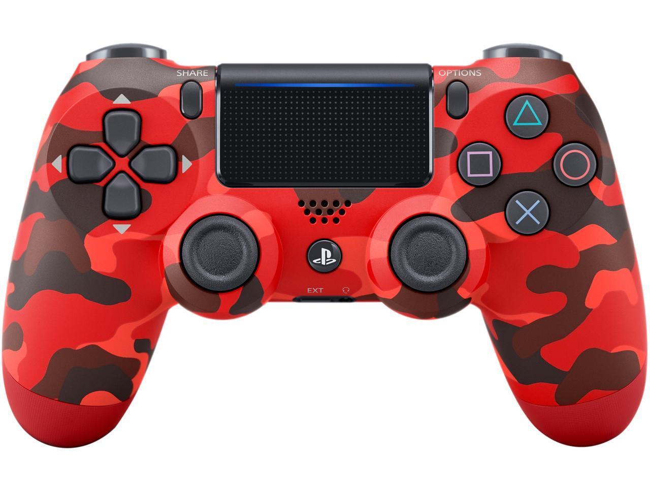 OEM DualShock 4 Wireless Controller for Sony PlayStation 4 - Red Camouflage (CUH-ZCT2)