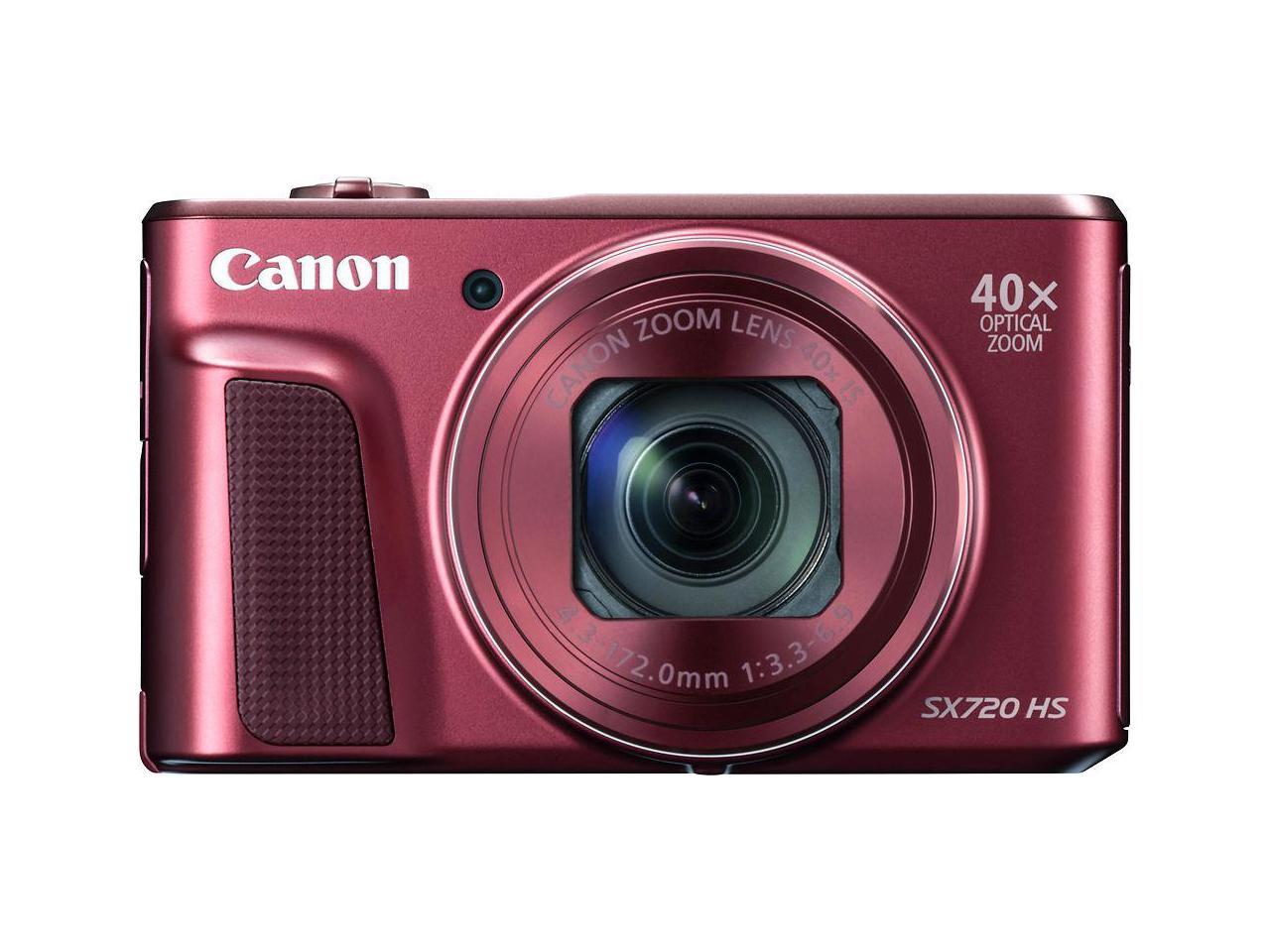 Canon PowerShot SX720 HS 20.3-Megapixel Digital Camera - Red