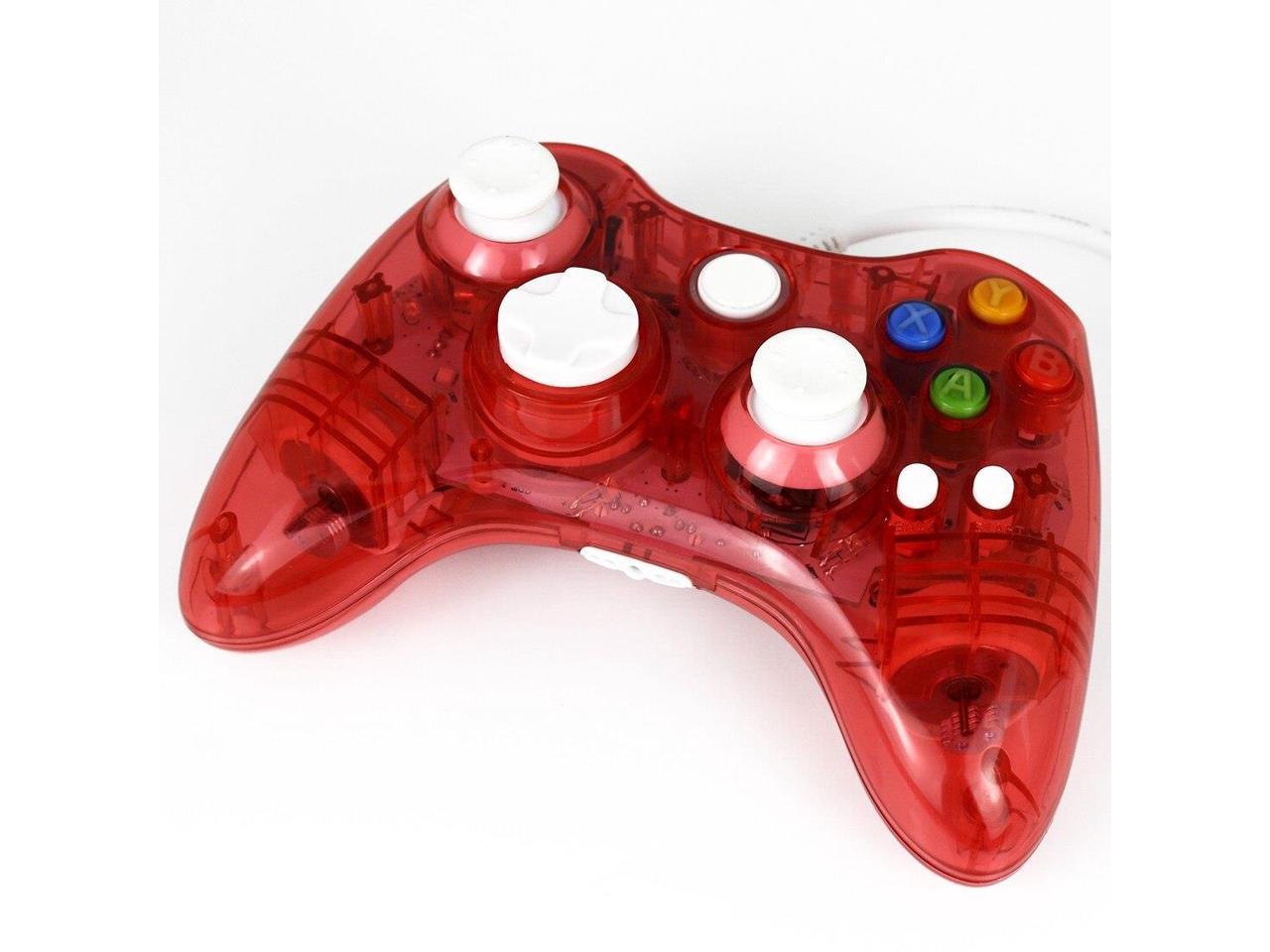 2016 & High Quality Red Mini Durable Wired Transparent Game Pad Usb Controller Joypad For Xbox 360