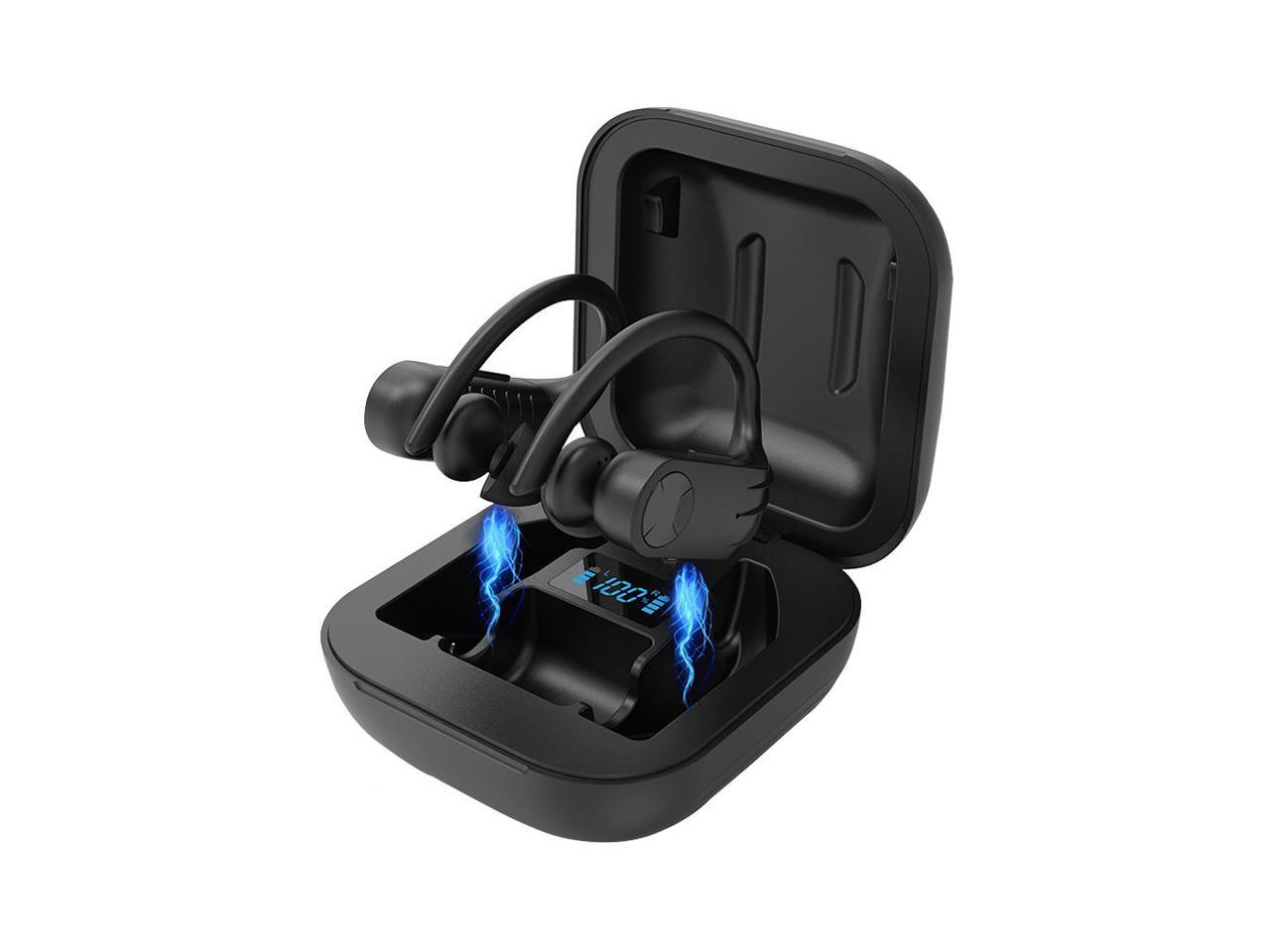 TWS Bluetooth Earphone Wireless Sport Earbuds BT 5.0 Ergonomic Design In-Ear Earset with Charging Bin