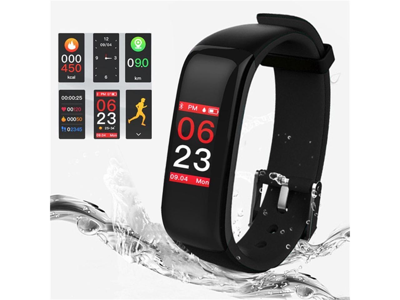 Smart Bracelet Color Display Heart Rate Sleep Monitor Sports Fitness Tracker Message Call Reminder Bluetooth Watch Smart Band for iPhone And Android