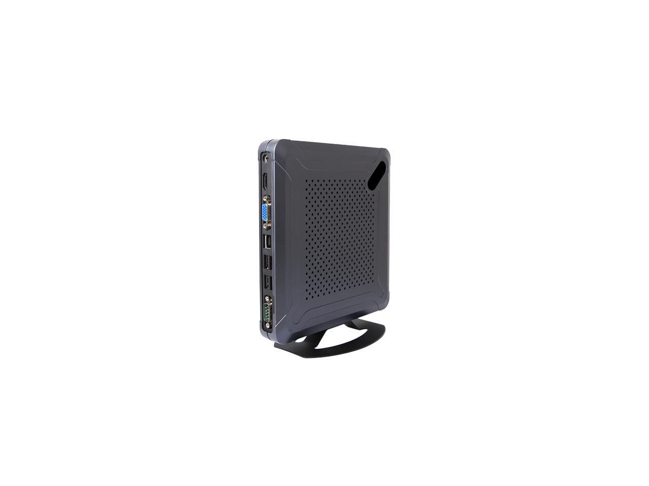 Mini PC,Desktop Computer,with Windows 10 Pro/Linux Ubuntu support,Intel Core I5 2520M,(Black),[HUNSN BH06],[COM/VGA/HDMI/LAN/ 8*USB2.0/ With Cooling fan],(4G RAM/128G SSD/1TB HDD)