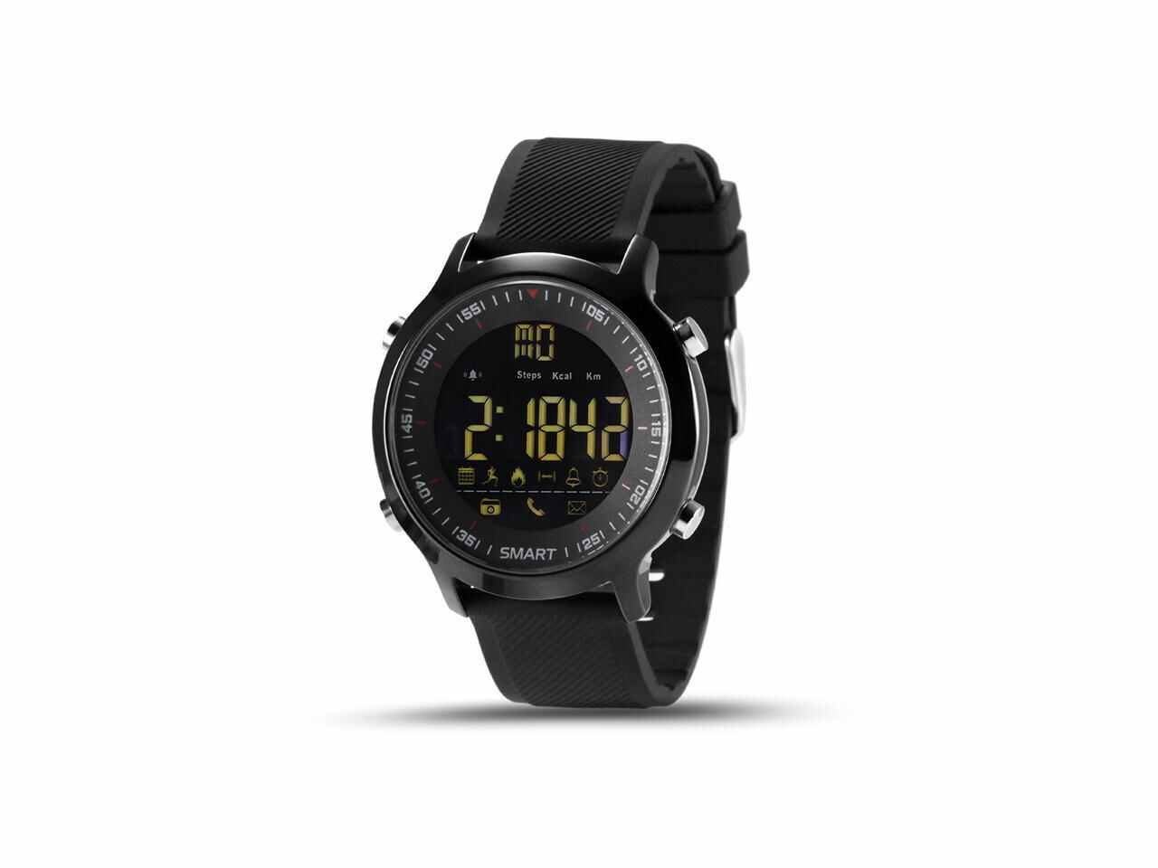 EX18 Smart Watch IP67 Waterproof 5ATM Pedometer Message Reminder Long Standby Time for Outdoor Sports