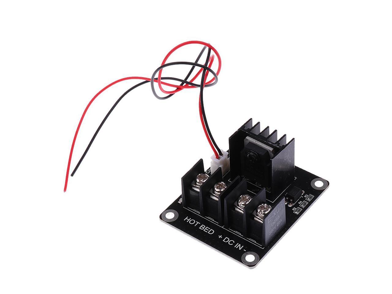 3D Printer Part Heat Bed Power Module Hot Bed Power Expansion Board w/ Cable