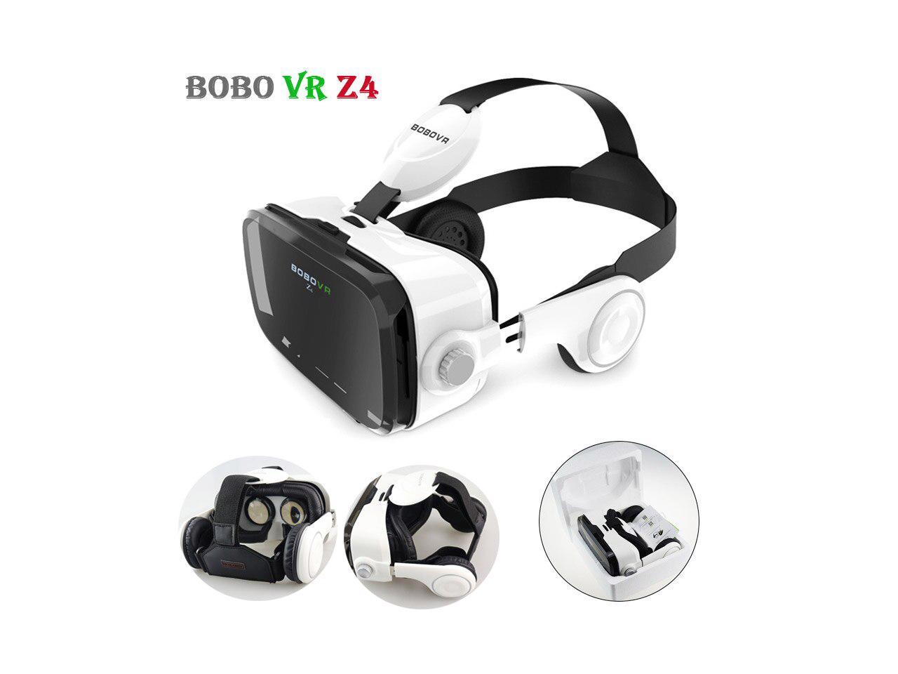 HISPETECH Original BOBOVR Z4 VR Headset Leather 3D Helmet Virtual Reality VR Glasses Headset Stereo Box BOBO VR for Android IOS Smartphone 4-6'