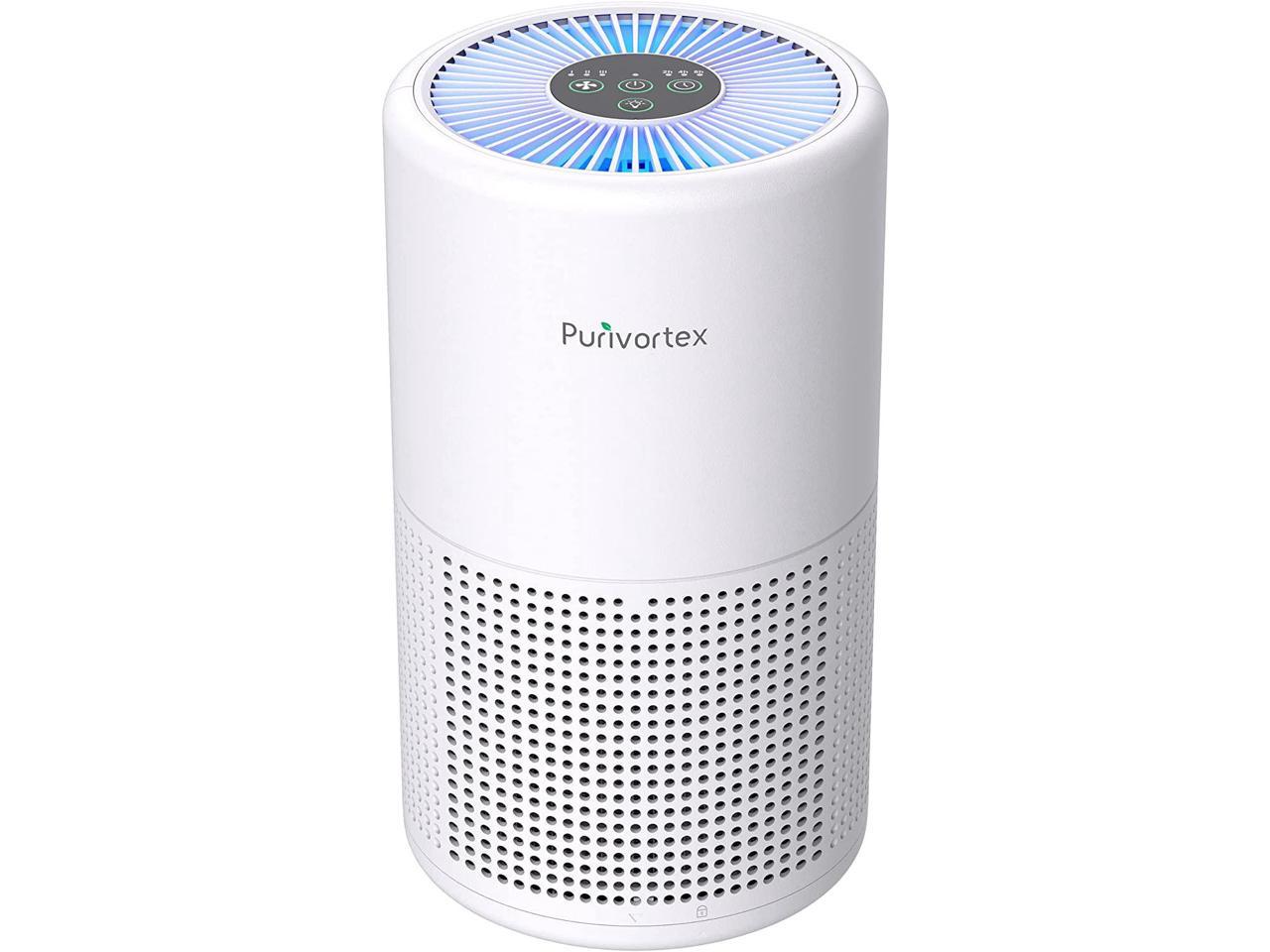 Air Purifiers for Bedroom Home, H13 True HEPA Air Filter, 20db Quiet Air Purifier for Dust Smoke Pollen Dander Hair Smell and Pet Odor, Small Air Cleaner for Office Living Room, Ozone Free, 215 ft² Co