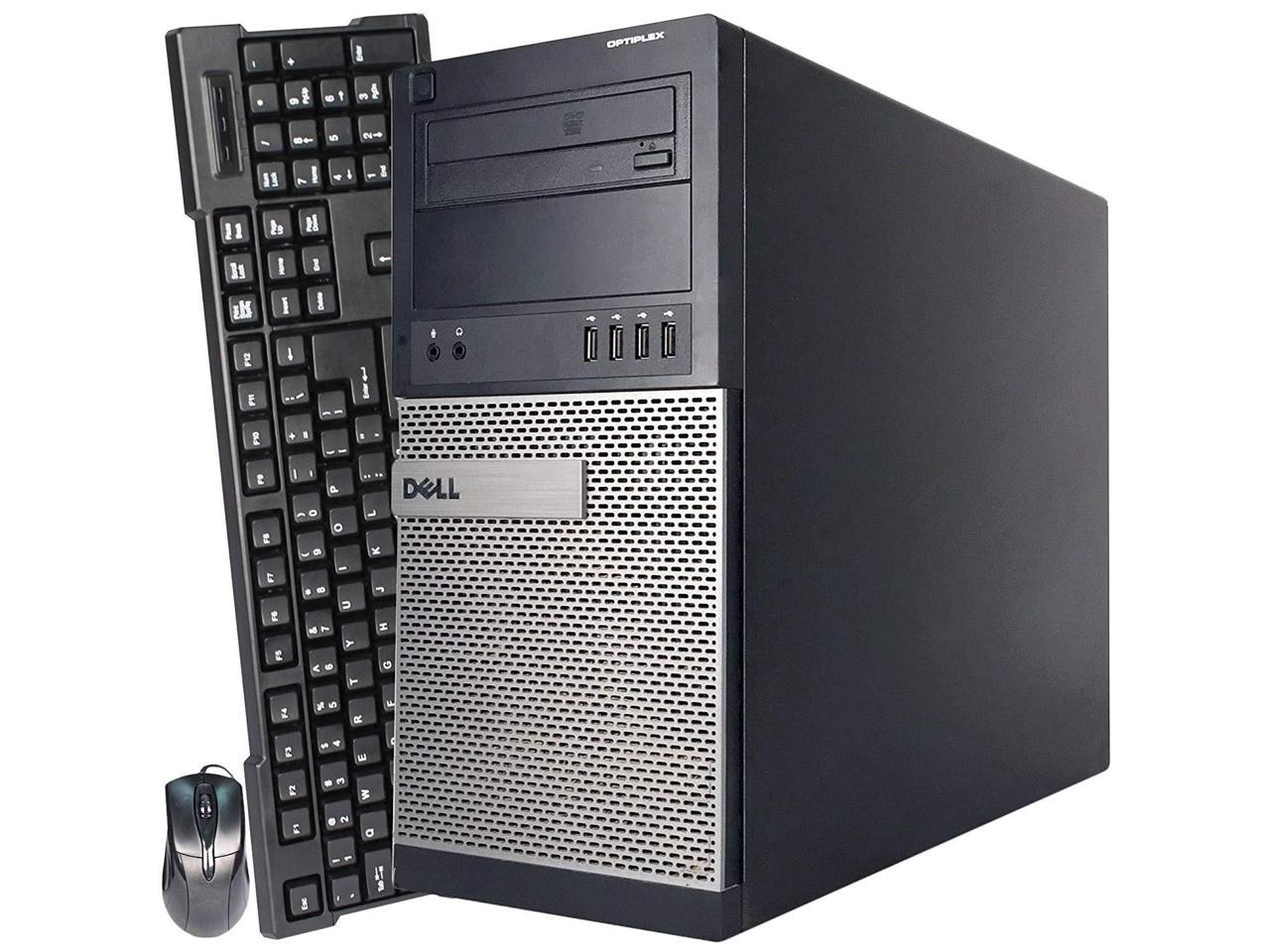 Dell OptiPlex 790 Tower Computer PC, 3.40 GHz Intel i7 Quad Core Gen 2, 16GB DDR3 RAM, 250GB Hard Disk Drive (HDD) SATA Hard Drive, Windows 10 Professional 64bit