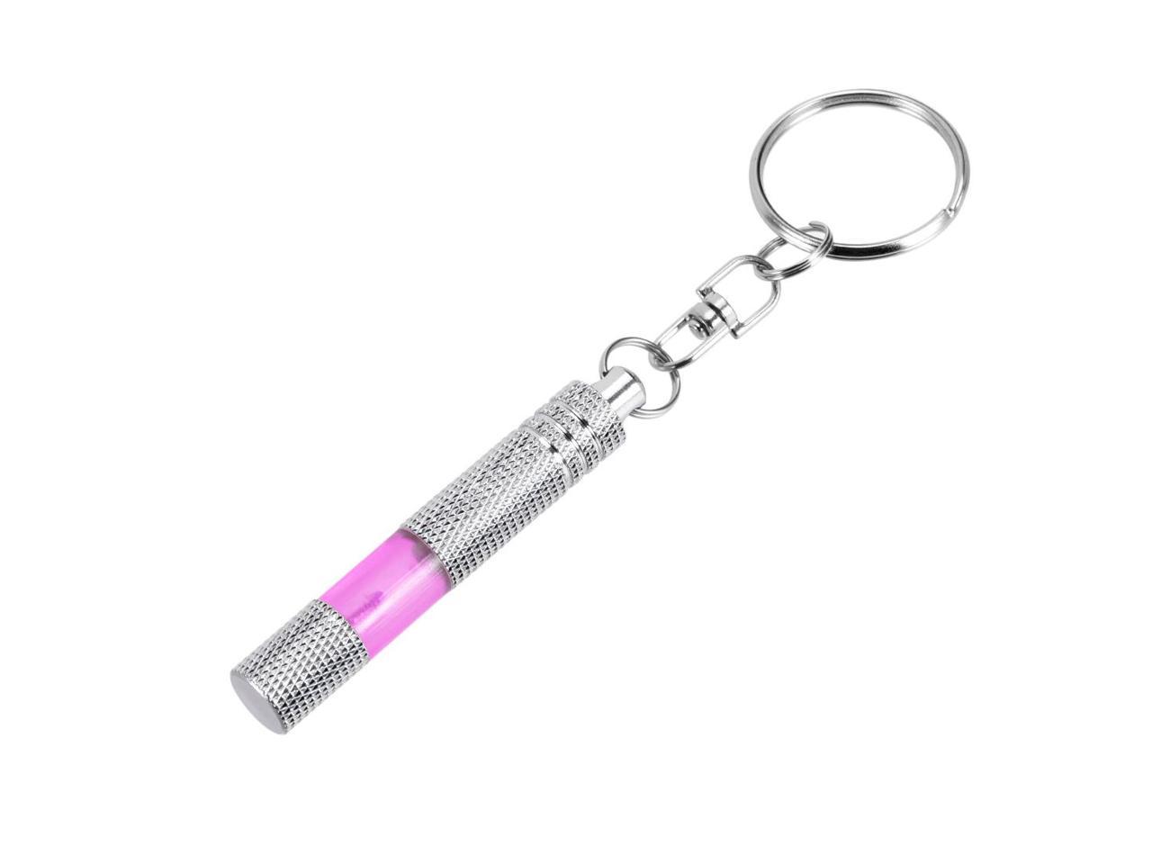 Anti-Static Keychain Static Shock Eliminator Car Electricity Discharge Remover ESD Keyring, Knurled Purple