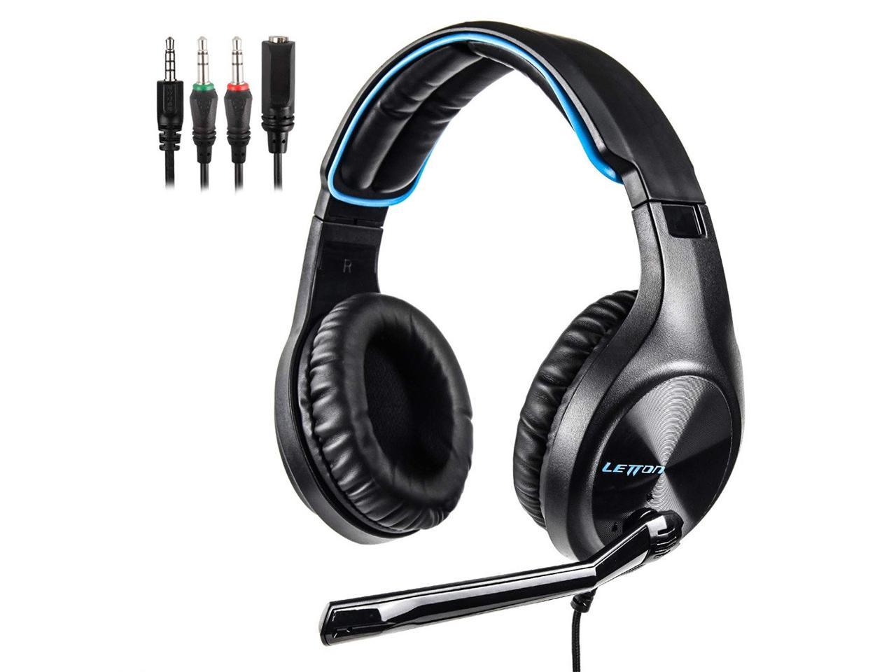 Letton L6 Gaming Headset Wired PC Stereo Earphones Headphones with Microphone for Computer Gamer headphone
