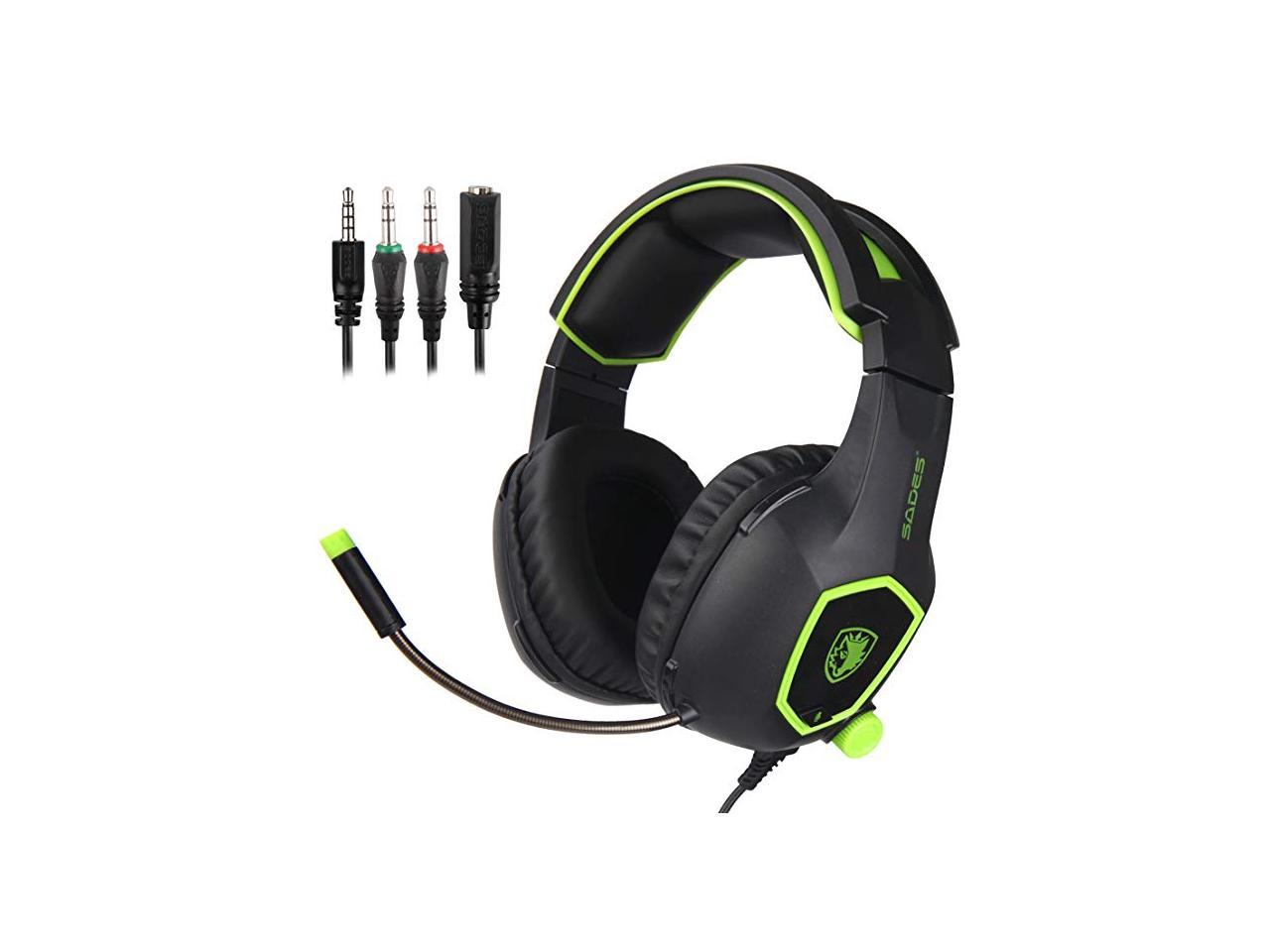 SADES SA-818 PS4 Gaming Headset Casque PC Gamer Headphones with Mic for New Xbox One Controller Laptop Mobile Phone