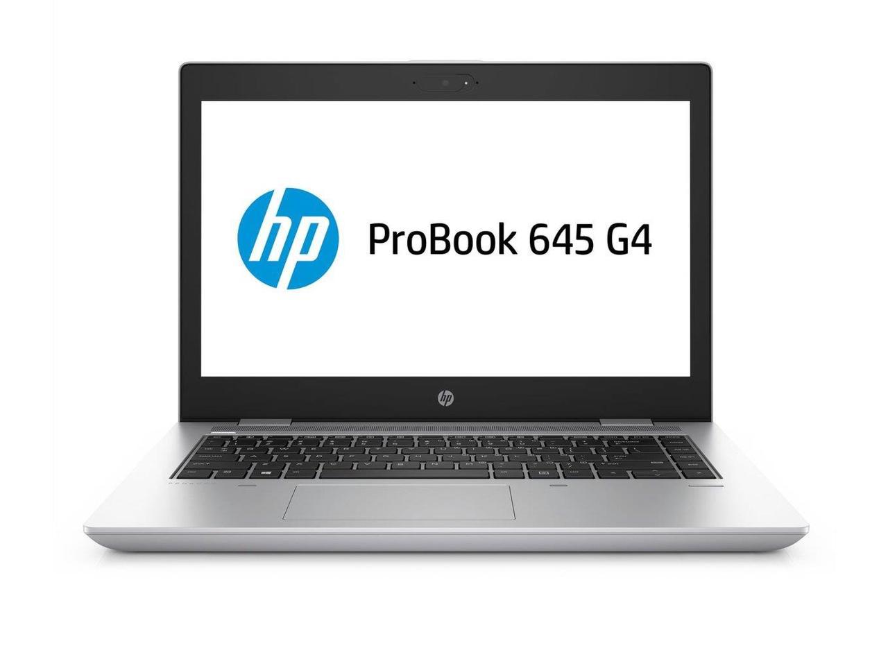 HP Laptop ProBook 645 G4 (4LB42UT#ABA) AMD Ryzen 7 2700U (2.20 GHz) 8 GB Memory 256 GB PCIe NVMe SSD AMD Radeon RX Vega 10 14.0